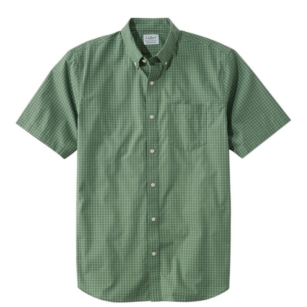 LL Bean wrinkle free Kennebunk sports shirt